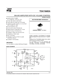 Datasheet TDA7495 производства STMicroelectronics